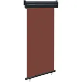 vidaXL Balkonscherm 105x250 cm bruin