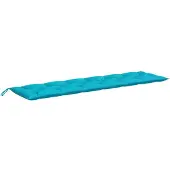 vidaXL Tuinbankkussen 200x50x7 cm stof turquoise