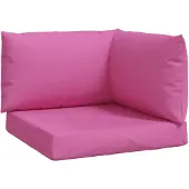 vidaXL Palletkussens 3 st oxford stof roze