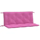 vidaXL Tuinbankkussens 2 st 120x50x7 cm stof roze