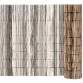 vidaXL Tuinscherm 300x80 cm riet