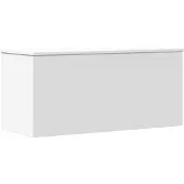 vidaXL Opbergbox 100x42x46 cm bewerkt hout wit