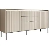 Meubella Dressoir Timoteo - Beige - 166 cm
