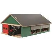 Kids Globe Stal met Windbreekgaas 1:32
