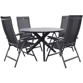 Hartman Salvatore/Dublin verstelbare tuinset - 120 cm. - 5-delig
