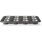 Blokker antiaanbak muffinvorm - 12 stuks