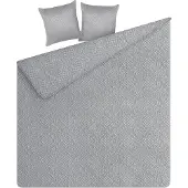 Beliani Plafond, Sprei 3-delig grijs 140 x 210 cm ALAMUT (140 x 210 cm)
