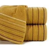 Eurofirany IZA Badhanddoek 70x140cm - Zacht Katoen, Mosterdgeel