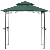 Beliani NARO - tuinpaviljoen-Groen-Staal