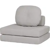 Beliani OLDEN - Slaapbank-Grijs-Polyester