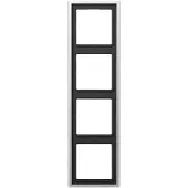 JUNG JG Rahmen, aluminium frame, 4-voudig, model AL2984
