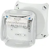 Hensel DK 0404 G Aftakkast (l x b x h) 104 x 104 x 70 mm Grijs IP66 1 stuk(s)