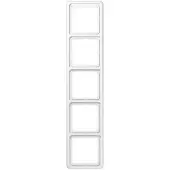 JUNG CD585WW Afdekking Frame 5-voudig Alpine-wit 1 stuk(s)