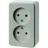 Hager Br wcd 61672140 dubbel opb creme