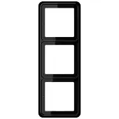 JUNG CD583SW Afdekking Frame 3-voudig Zwart 1 stuk(s)