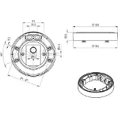 B.E.G. Luxomat Onderdeel | Toebehoren OB montage set IP54 PD2N- / PD4N-VZ wit