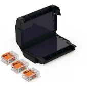 Cellpack 407862 EASY-PROTECT/332 Gelbox voor verbindingsklemmen Flexibel: 0.2-4 mm² Massief: 0.2-4 mm² 1 stuk(s) Zwart