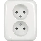 Busch Jaeger Abb Busch-Jaeger Wcd Zra 2Voudig Inbouw Wit/Wit Bj