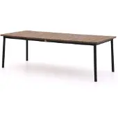 Apple Bee Milou Tuintafel Black 180x90x76 cm tuinmeubel