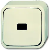 Abb Busch-Jaeger Bj pulsdrukker 2621 ap/11-503 opb creme