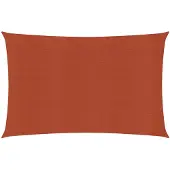vidaXL Zonnezeil 160 g/m² 5x6 m HDPE terracottakleurig