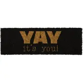 Present Time deurmat yay, it's you! - 75x25x1,5cm