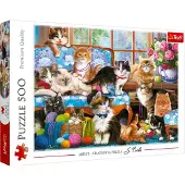 Trefl 37425, 500 stukjes, Dieren, 10 jaar/jaren