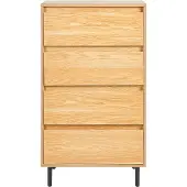 Beliani NIKEA - Commode-Lichte houtkleur-Vezelplaat, MDF