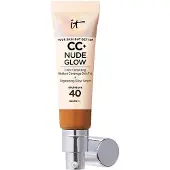 IT Cosmetics Your Skin But Better CC+ Nude Glow SPF40 Foundation - Lichte Textuur - Glow Serum met 2% Niacinamide, Hyaluronzuur, Groene thee-extract en SPF 40 - Rich - 32ml