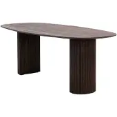 Giga Meubel Eettafel Feline Walnoot 300cm