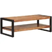 vidaXL Salontafel 120x55x40 cm massief acaciahout