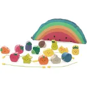 Vilac - Tutti frutti houten kralen