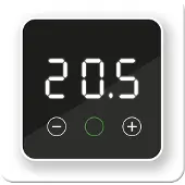 MAGNUM Group F32 WiFi Thermostaat F32-thermostaat (inbouw) | RAL 9010 Wit