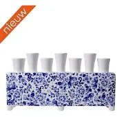 Heinen Delfts Blauw Tulpenvaas Delfts blauw rechthoek