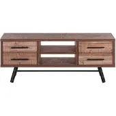 Beliani ATLANTA - TV-kast-Lichte houtkleur-Vezelplaat