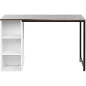 Beliani DESE - Bureau-Wit-Vezelplaat
