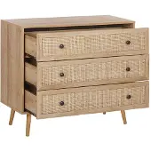 Beliani PONCA - Commode-Lichte houtkleur-Vezelplaat