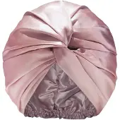 Slip Pure Silk Turban Pink Handdoek 1 st