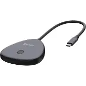 Verbatim WDA-02 - Draadloze USB-C 4K Beeldschermadapter met Hub - Zwart