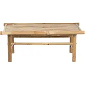 Beliani TODI - Salontafel-Lichte houtkleur-Bamboehout