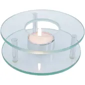 Overige merken Glazen thee rechaud 12 cm