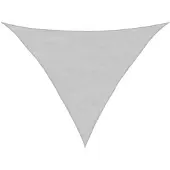 vidaXL Zonnezeil 5x5x6 m 100% polyester oxford lichtgrijs