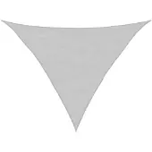 vidaXL Zonnezeil 3,5x3,5x4,9 m 100% polyester oxford lichtgrijs