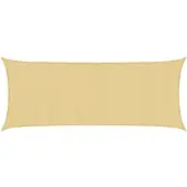 vidaXL Zonnezeil 4,5x2 m 100% polyester oxford zandkleurig