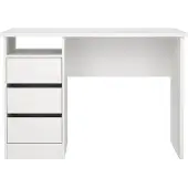 Ebuy24 FunctionPlus bureau 3 laden wit.