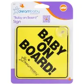 Dreambaby BABY ON BOARD zelfklevende plaatje voor in de auto