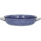 Bunzlau Castle Ovenschaal Rond Indigo (Ø 26 cm)