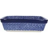Bunzlau Castle Ovenschaal Vierkant Indigo (27 x 27 cm)