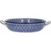 Bunzlau Castle Ovenschaal Rond Indigo (Ø 23 cm)