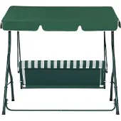 Beliani CHAPLIN - Schommelbank-Groen-Polyester